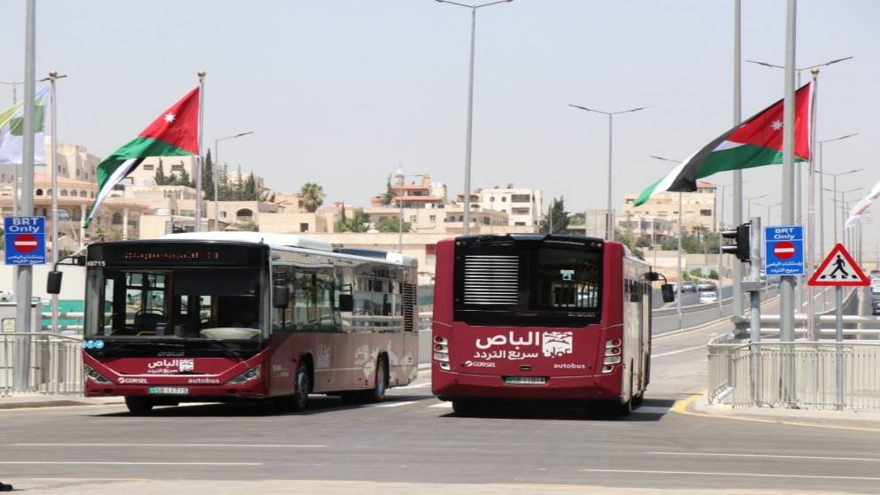 تعرفوا على محطات تحميل وتنزيل ركاب الباص السريع (عمان  الزرقاء)
