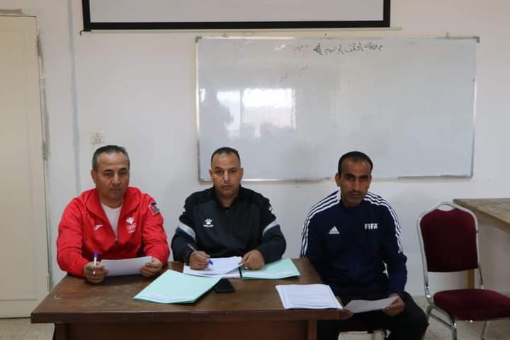 عقد أجتماع تنسيقي لبطولات الأمن العام السنوية لرياضات (رماية المسدس و شد الحبل) .