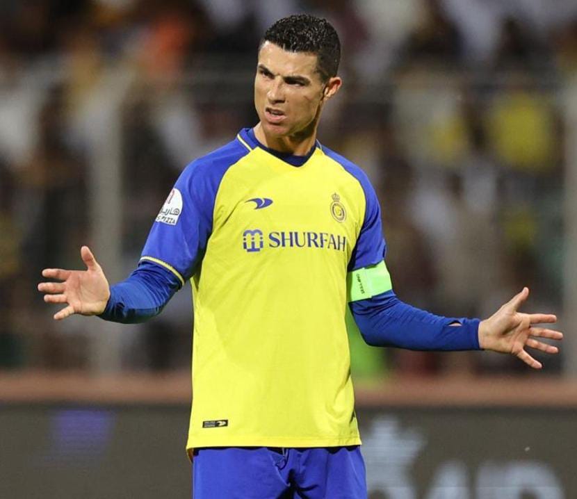 انفعالات كريستيانو رونالدو تثير الجدل في مباراة النصر والهلال