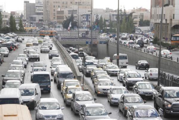 أزمة سير خانقة في شوارع عمًان صباح الثلاثاء