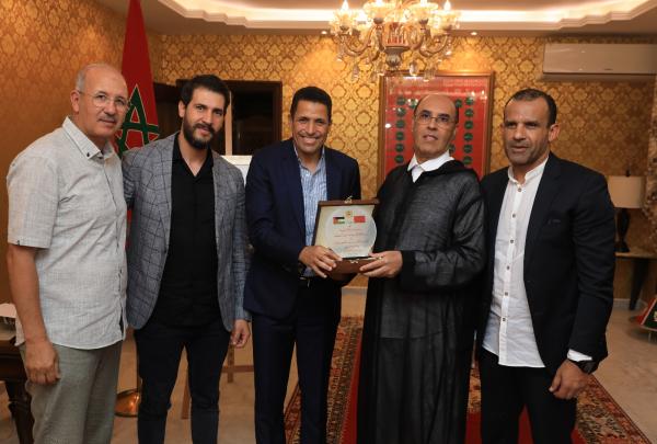 السفير المغربي في عمان يقيم حفل تكريمي للاتحاد الأردني