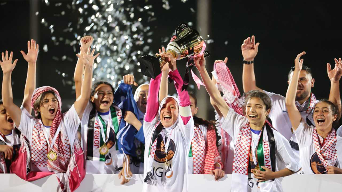 نشامى المستقبل بطلاً للدوري النسوي للناشئات لأندية الدرجات