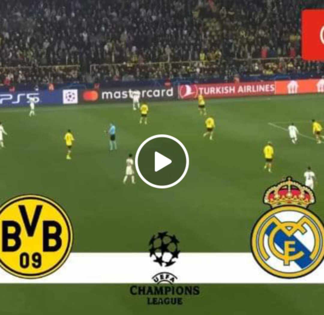 بث مباشر لمباراة دورتموند ضد ريال مدريد