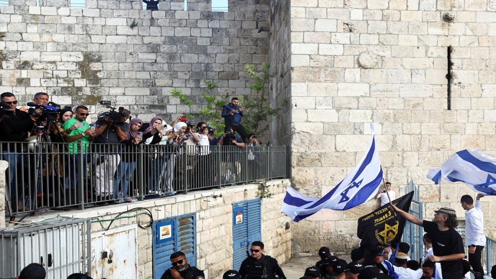 الأردن يدين سماح الحكومة الإسرائيلية بمسيرة الأعلام في القدس المحتلة