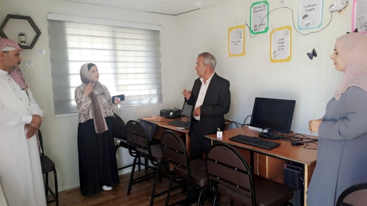 افتتاح مشروع تكنو إبداع  سنبلة الخير في مدرسة ضاحية جعفر  الأساسية المختلطة