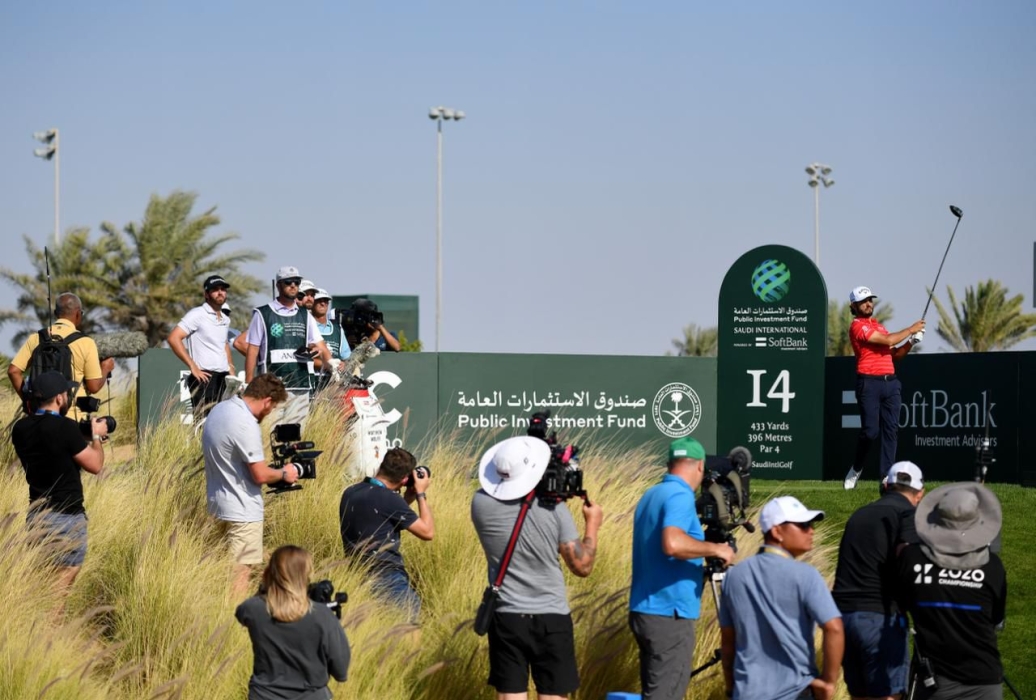 بطولة السعودية الدولية للجولف المقدمة من صندوق الاستثمارات العامة برعاية سوفت بانك للاستشارات الاستثمارية لأول مرة في الرياض