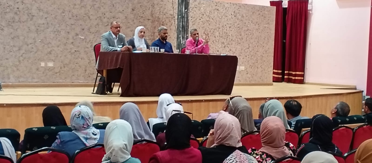 المومني تجتمع برؤساء قاعات امتحان الثانوية العامة والمساعدين  للعام 2024.