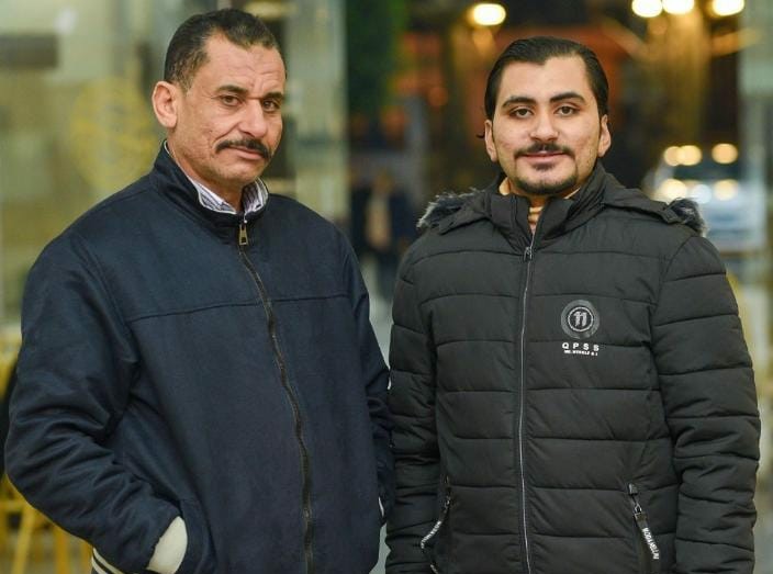 عبد الوهاب كرم الحلوي ووالده يستقبلون طلاب المعهد العالي للخدمة الإجتماعية بكفر الشيخ بقاعة سيليا لاند