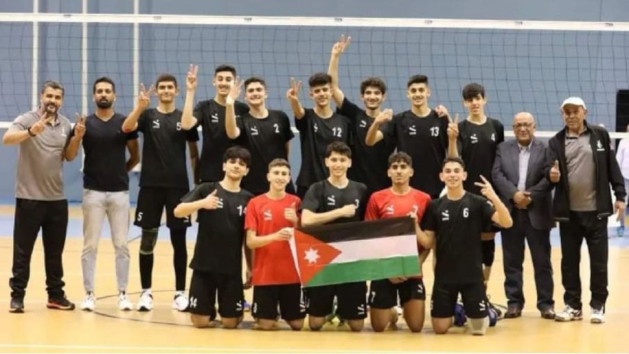 المنتخب الوطني للناشئين للكرة الطائرة في مصر ويلاقي فلسطين