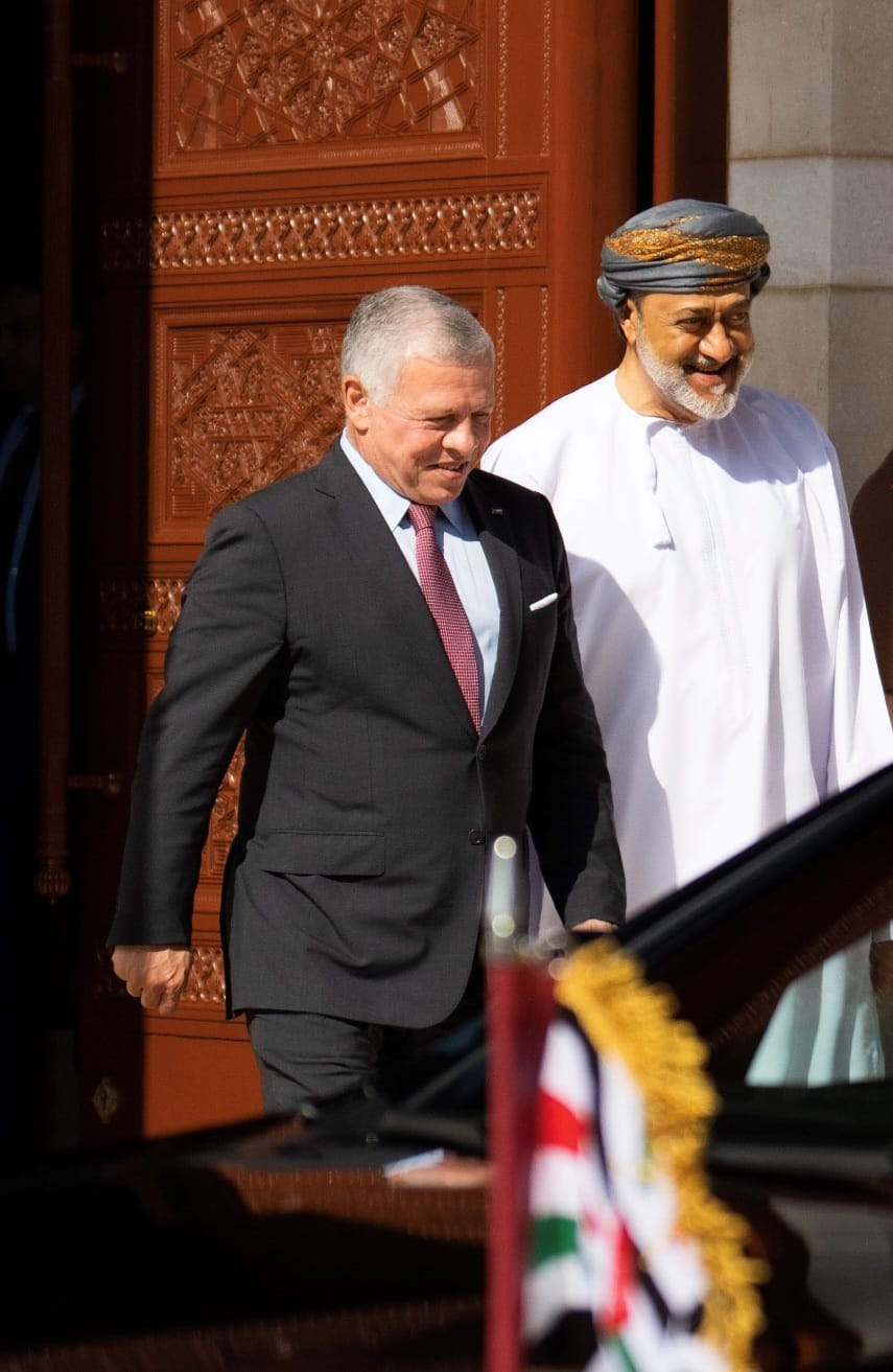 النادي الإجتماعي الأردني بمحافظة ظفار يهنئ جلالتا الملك عبد الله الثاني بن الحسين  والسلطان هيثم بن طارق بعيد الاضحى المبارك