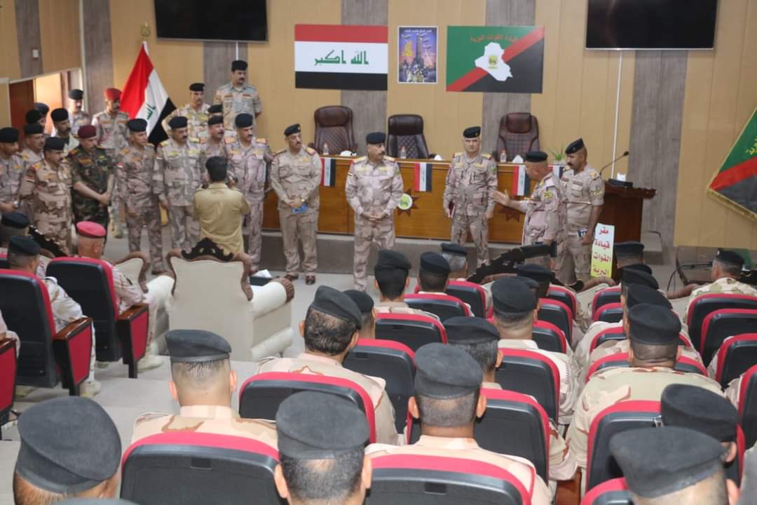 قائد القوات البرية العراقية  يهنئ منتسبي القيادة بحلول عيد الأضحى
