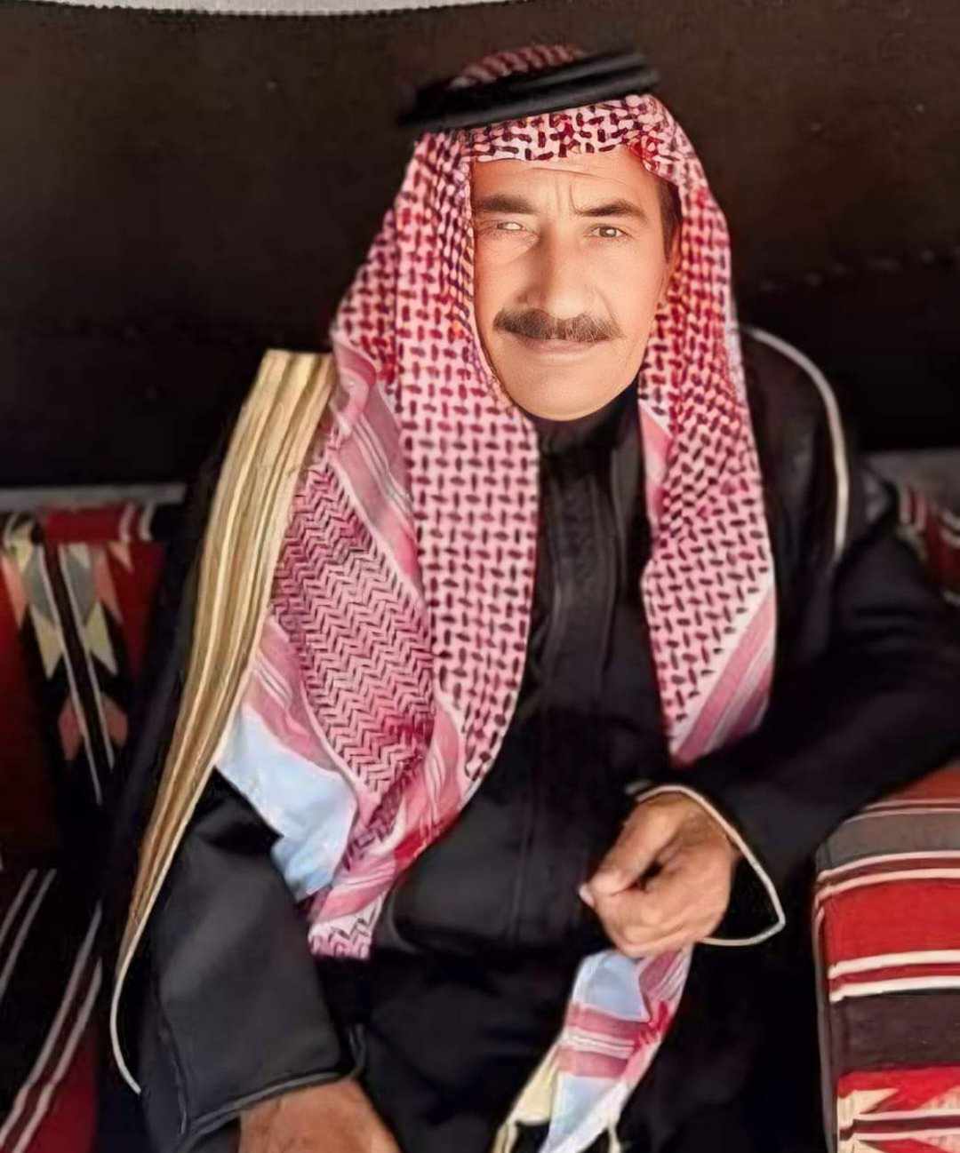 وفاة  الحاج الوجيه العشائري فايز يوسف المفلح الدلابيح (ابو محمد)
