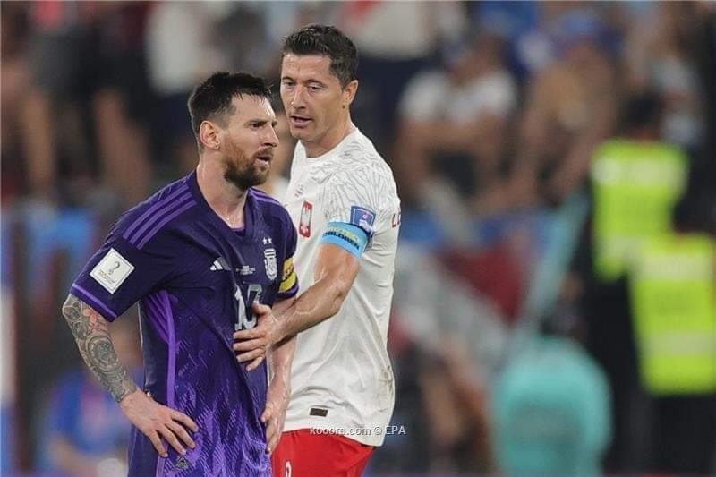 ميسي عن مشاجرتة مع ليفاندوسكي في كأس العالم