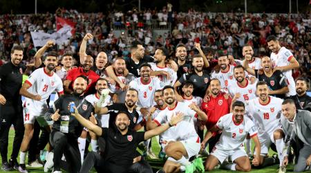 منتخب النشامى يتقدم 3 مراكز في تصنيف الفيفا