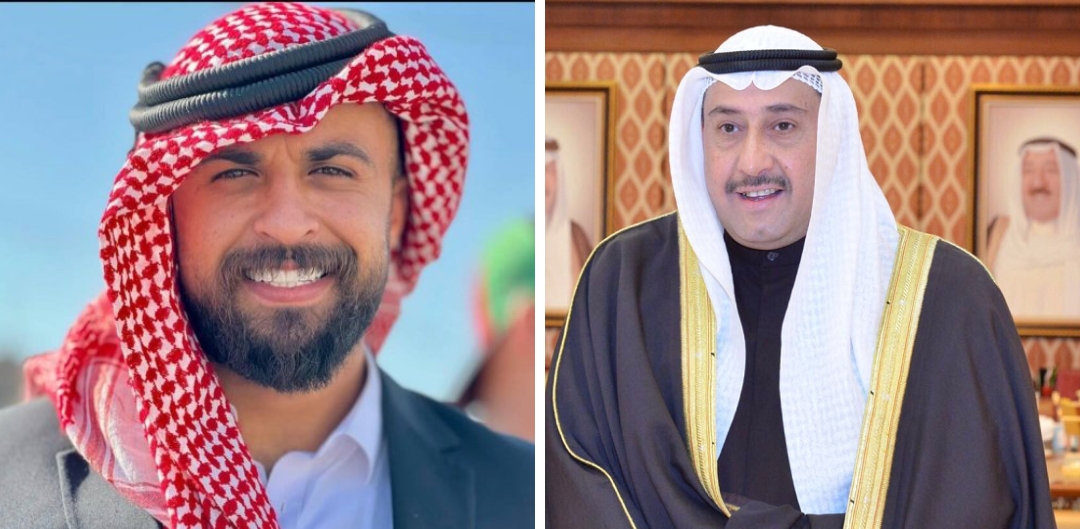 المستشار في الديوان الأميري الكويتي الصباح  يُهنئ رجل الأعمال معتصم الجمل  بعيد الاضحى المبارك