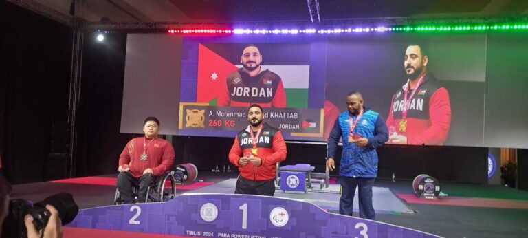 رقم عالمي جديد للاعب منتخبنا البارالمبي لرفع الأثقال عبدالكريم خطاب