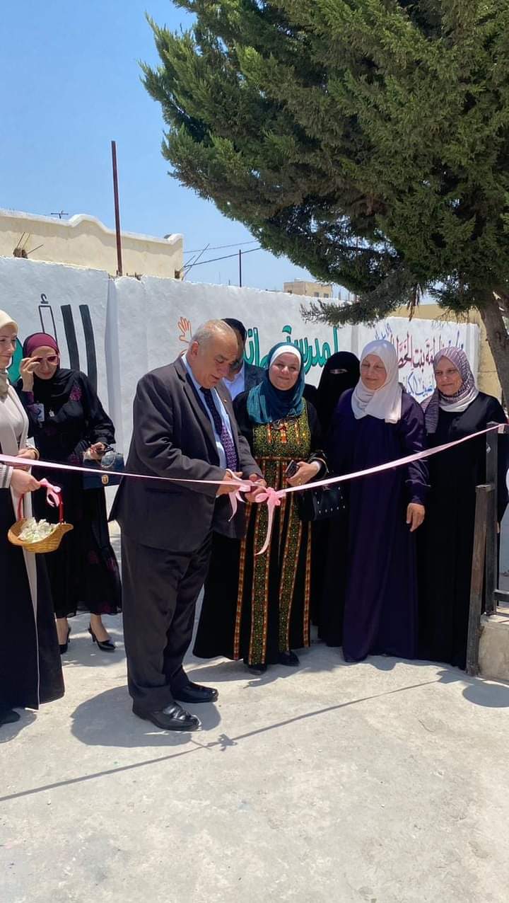 الشرع يفتتح مشروع ساحة عمل لفسحة أمل بمدرسة فاطمة بنت الخطاب في لواء الكورة