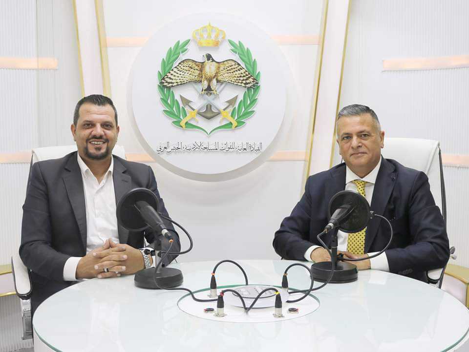 إذاعة الجيش العربي تستضيف جمال طراد الفايز