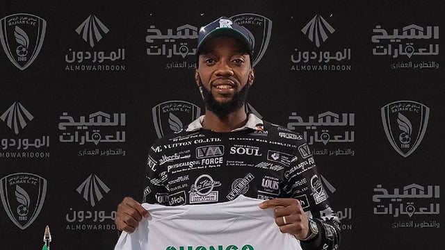 وفاة المحترف الزامبي جاستن شونغا مهاجم نجران السعودي