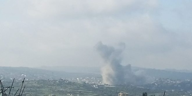 الجيش الإسرائيلي يعتدي على بلدة الطيبة اللبنانية