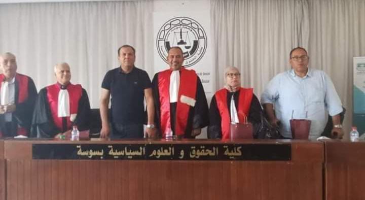 مبارك شهادة الدكتوراه لــ مالك الحربي من جامعة سوسة بتونس