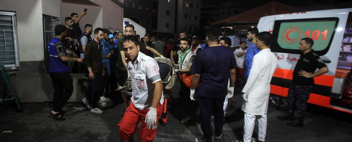بعد إنذار الاحتلال.. إخلاء مستشفى المعمداني في غزة