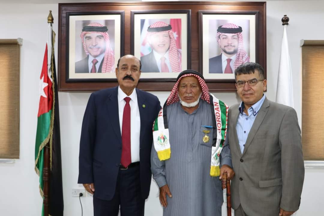 الشوبكي يستقبل الرقيب المتقاعد سالم النعانعة