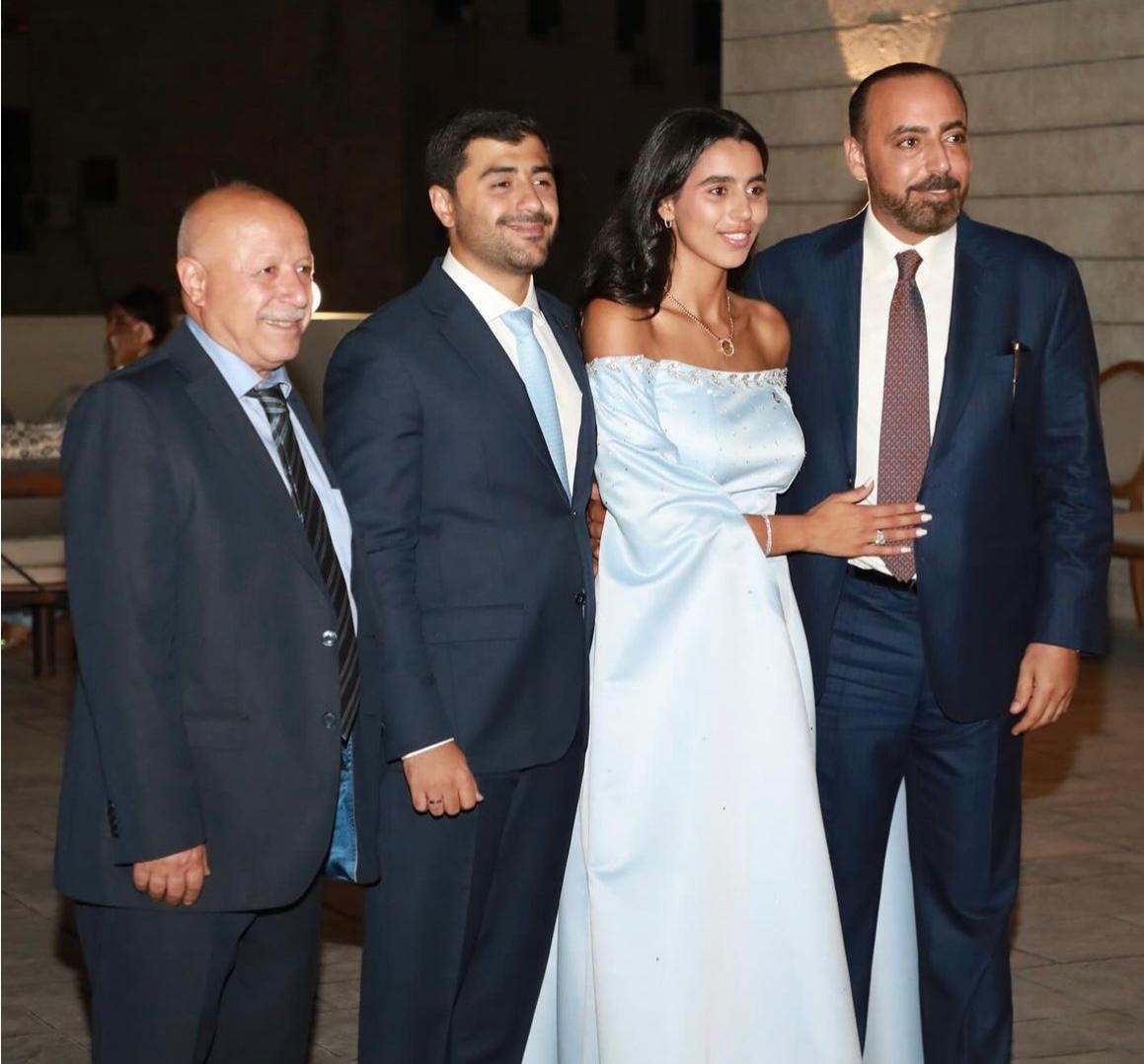 نور ابنة رجل الاعمال زايد البداد تتألق في حفل خطوبتها على رجل الأعمال عبد المحسن الصغير في عمان....صور