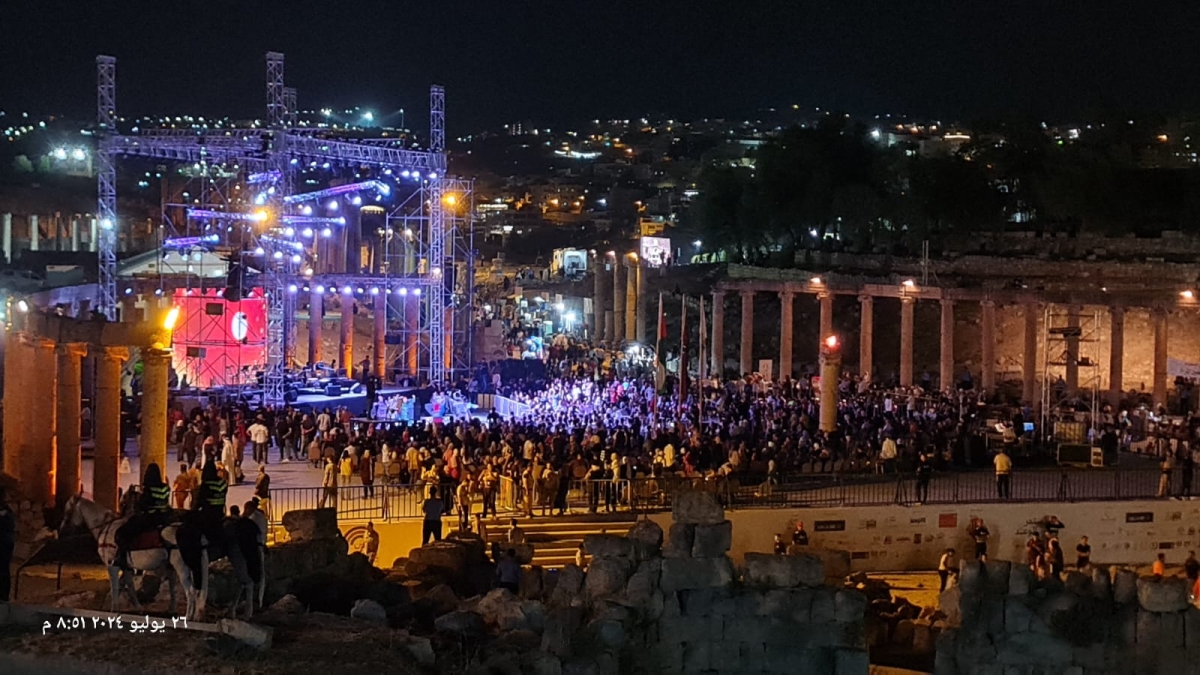 مارسيل خليفة يحيي حفلاً حاشداً ويحلق من حضن جرش الى قلب