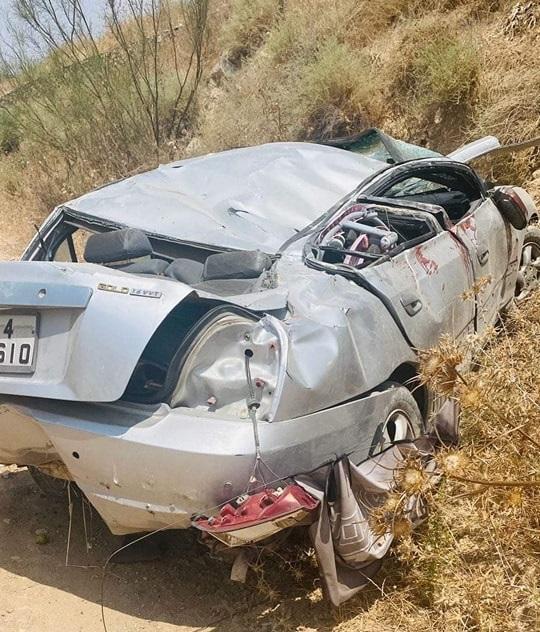 ثلاثة إصابات إثر حادث تدهور مركبة في إربد