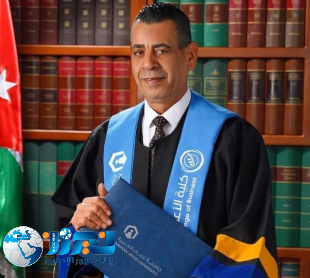 مبارك لـلباحث حمد ابو صافي درجة  الماجستير  من جامعة عمان العربية