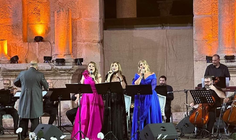 مهرجان جرش: الأخوات طنب يرسلن سلامهن من لبنان إلى فلسطين
