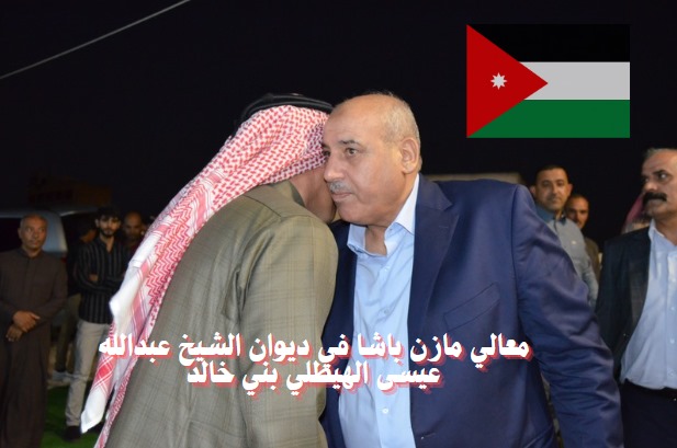 مازن القاضي في ضيافة الشيخ عبدالله بني خالد في المشيرفة . ...صور