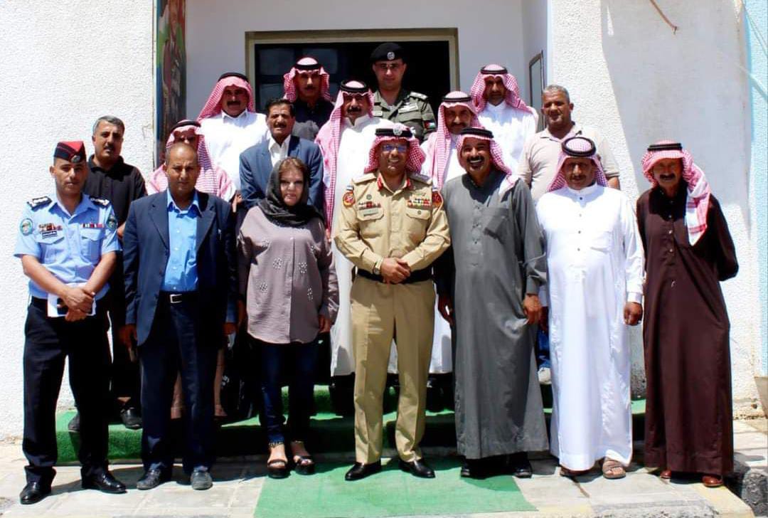العقيد الشوابكة يلتقي عدداً من المتقاعدين العسكريين