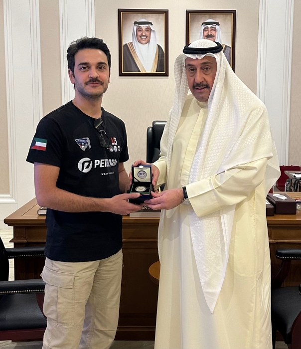 الشيخ فيصل الحمود: كرم ابطال بطولة الدفع الرباعي المقامة بالأردن