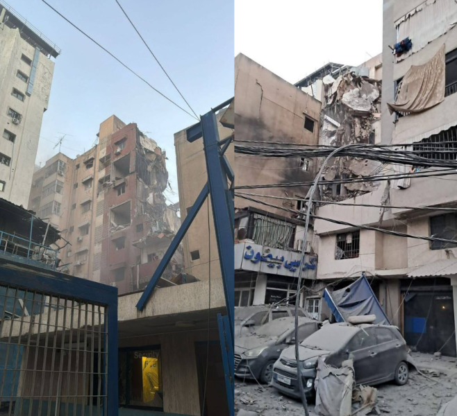 نجاة القائد في حزب الله ”فؤاد شكر” من محاولة الاغتيال الإسرائيلية في بيروت