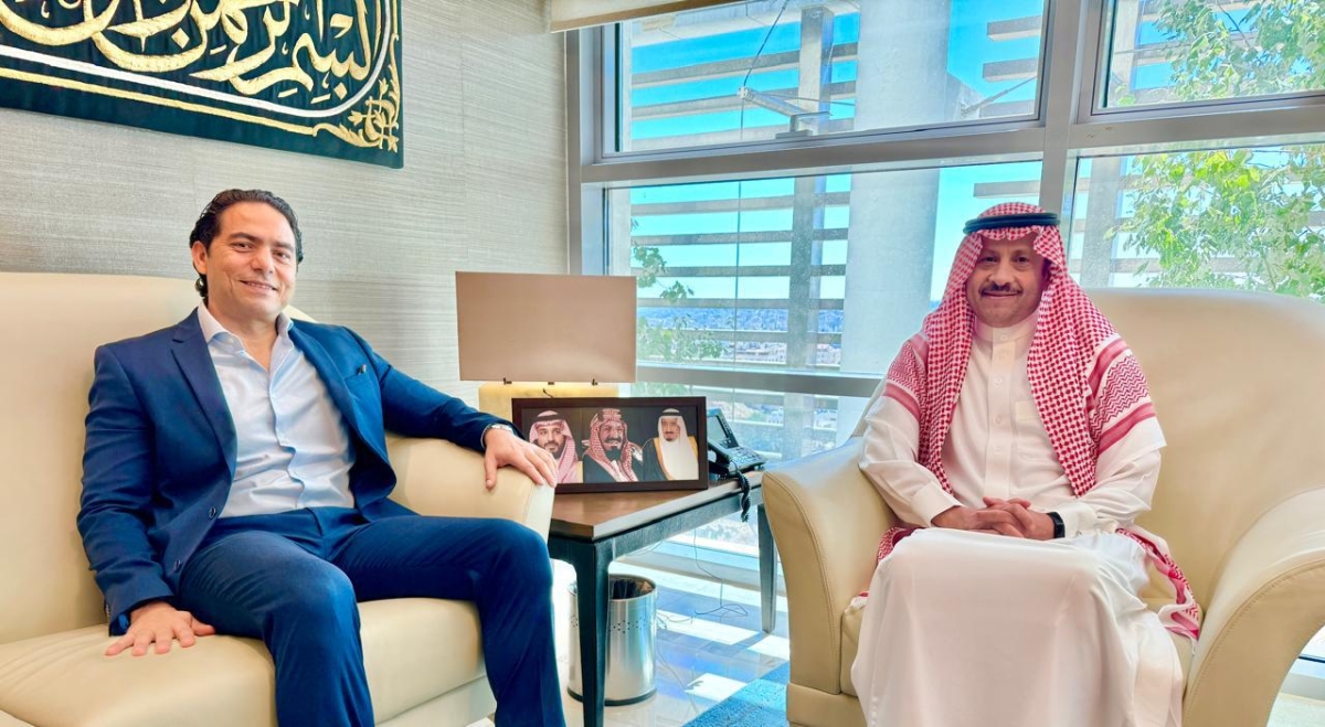 السديري يستقبل الرئيس التنفيذي الشركة الصندوق السعودي الأردني للاستثمار‬