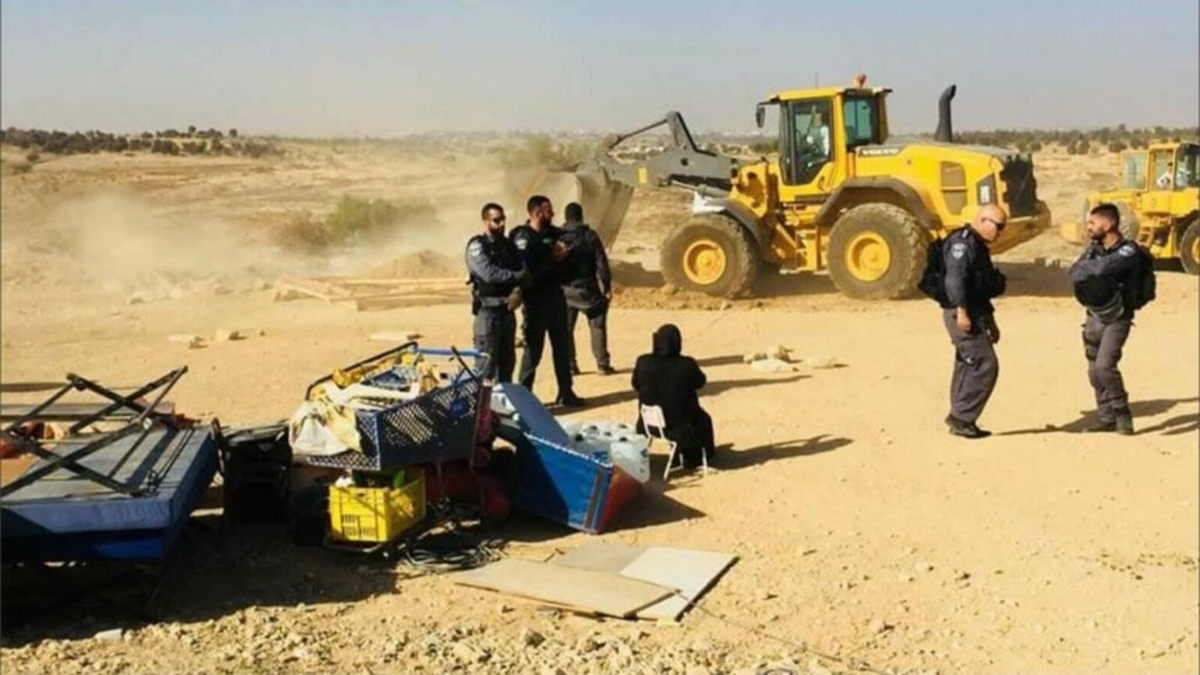 الاحتلال الإسرائيلي يهدم  قرية العراقيب بالنقب للمرة 228 على التوالي