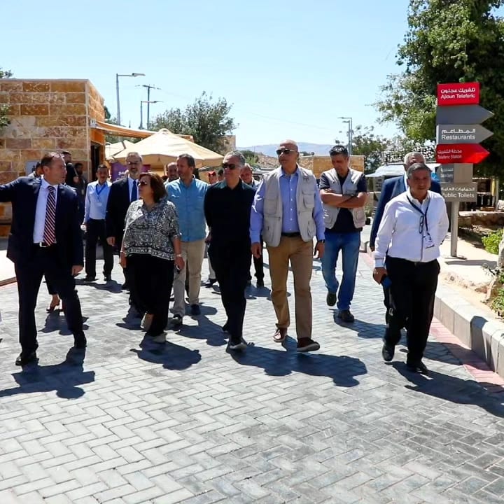 جولة تفقدية لعدد من الوزراء في محافظة عجلون