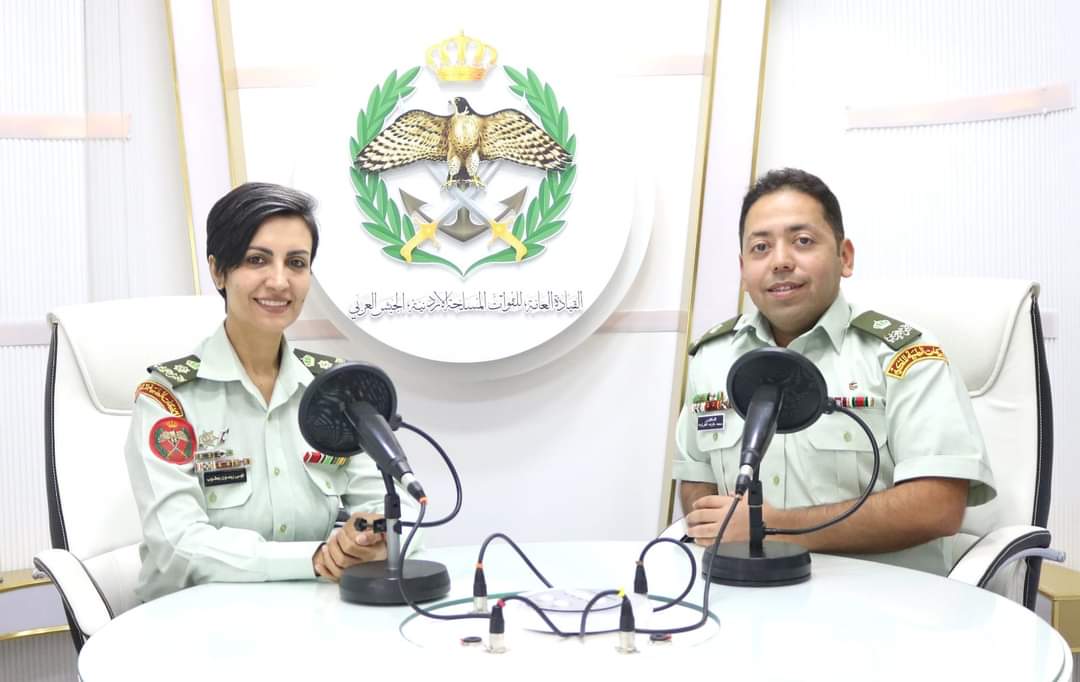 إذاعة الجيش العربي تستضيف الرائد الطبيب محمد عارف الطراونة