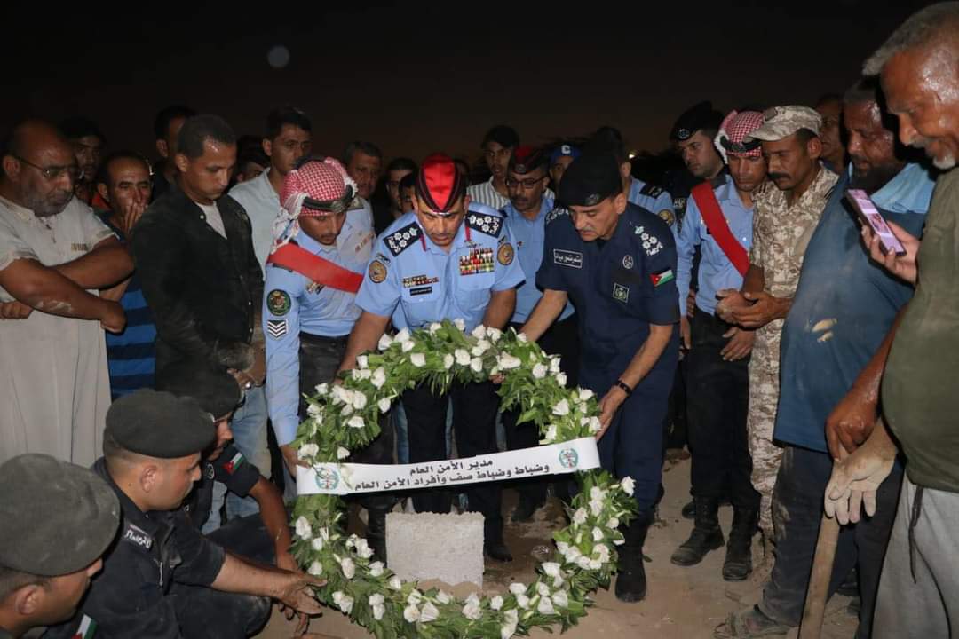 تشييع جثمان الوكيل حسن محمد العلاقمه