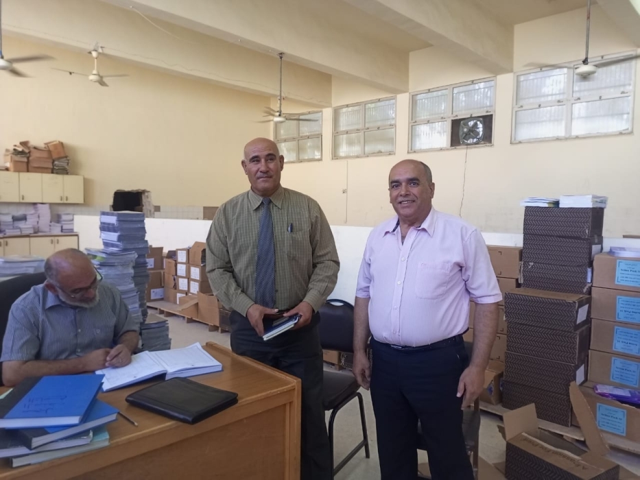 استعدادا لاستقبال العام الدراسي الجديد  نجادات يزور مستودع الكتب المدرسية.
