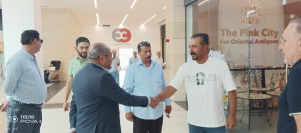 المجالي يتفقد مواقع الأسواق الحرة بالمراكز الحدودية في العقبة