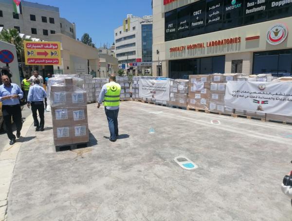 الحموري يعلن إرسال قافلة مساعدات طبية إلى غزة