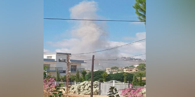 استشهاد شخص وإصابة آخر في غارة إسرائيلية على بلدة جنوب لبنان