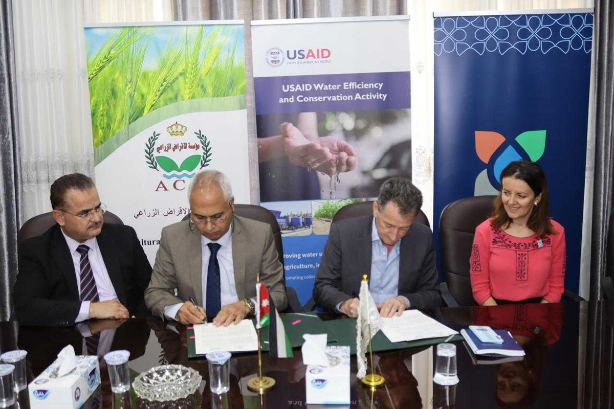 الإقراض الزراعي توقع مذكرة مع تيتراتيك لتعزيز تقنيات الري للحفاظ على المياه