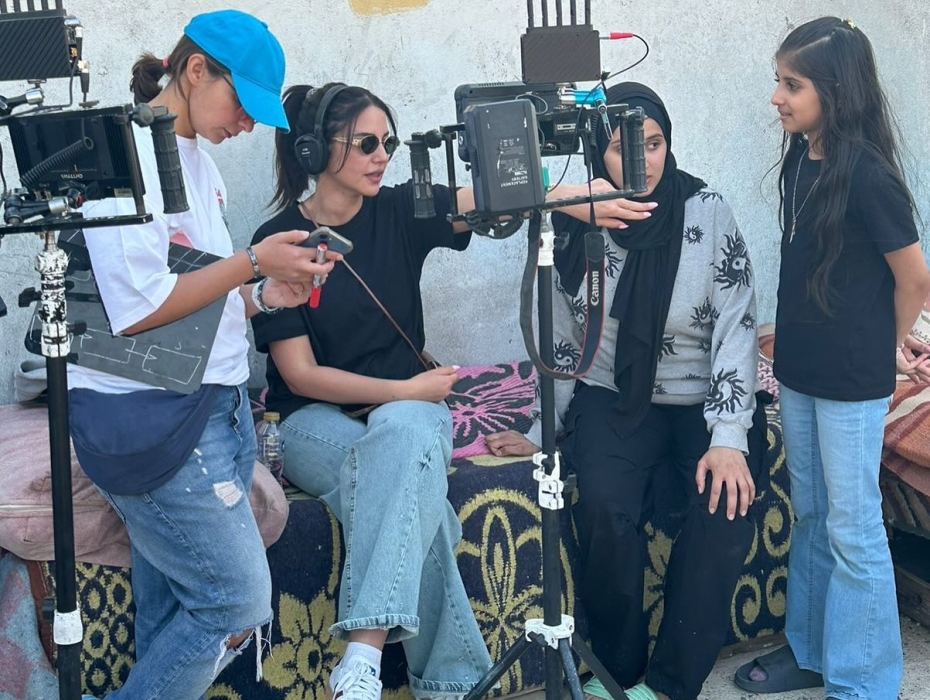 درة تكشف عن تجربتها الأولى في الإخراج والإنتاج بفيلم وثائقي بعنوان وين صرنا