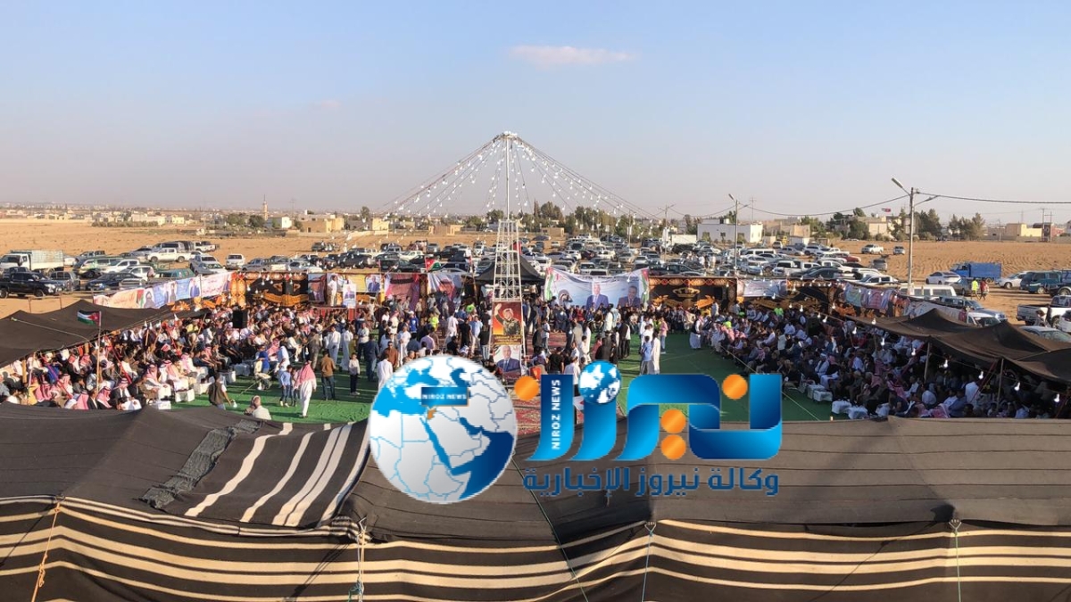 يحدث الآن ..مهرجانا انتخابيا حاشدا ببلدة الباعج  في المفرق لدعم  ومؤازرة المرشح محاسن الشرعه