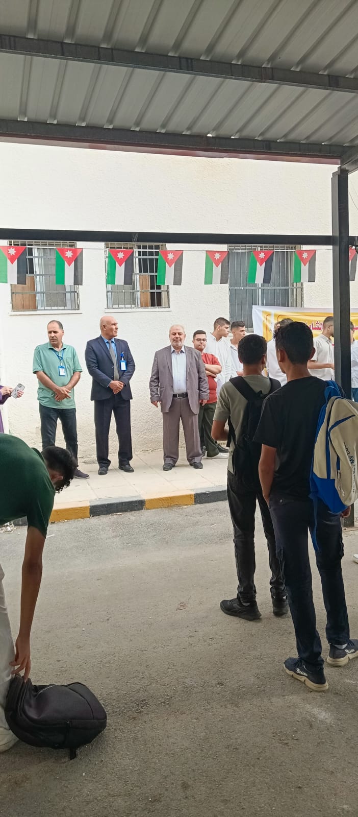 النجادات في جولة تفقدية للمدارس المهنية في لواء بني كنانة