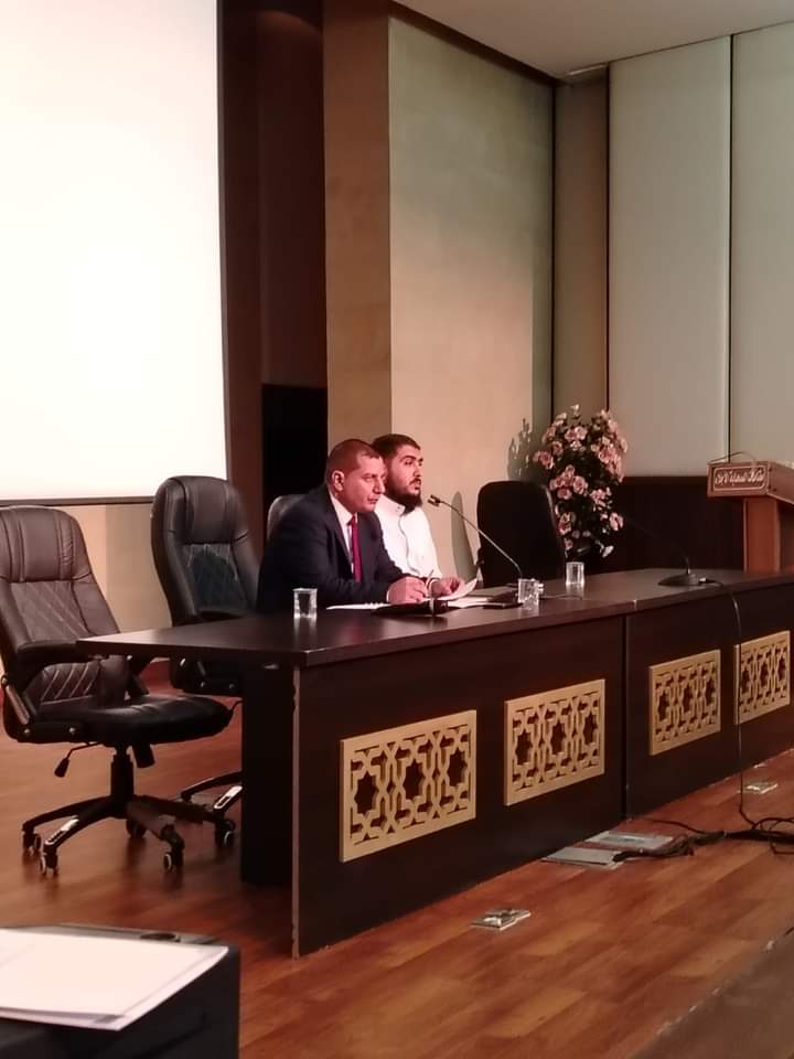 الاجتماع الشهري لفضيلة مدير أوقاف لواء المزار الجنوبي مع الأئمة والمؤذنين.